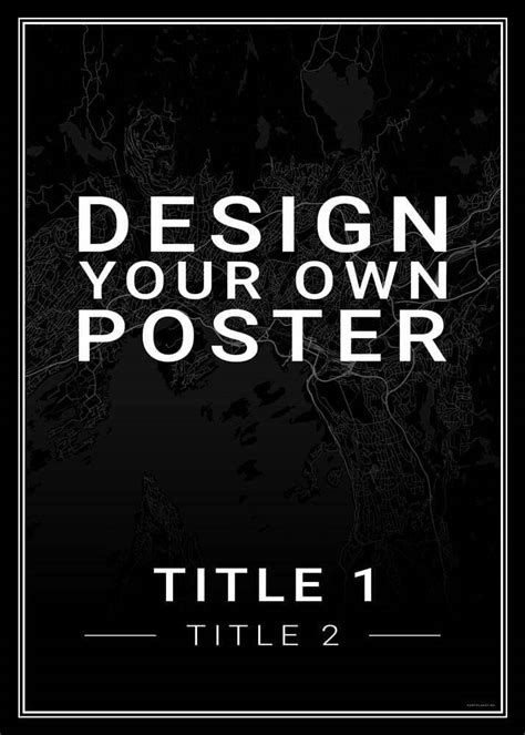 Design your own poster! - HappyGoMappy