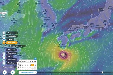 This stunning interactive map shows the world’s weather conditions in real time