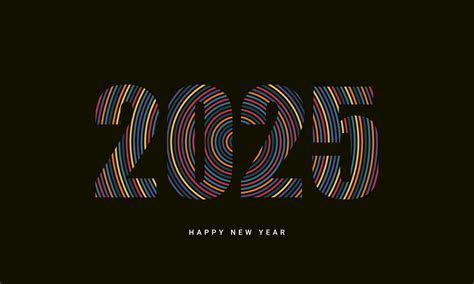 2025 Happy New Year Background Design. 31107926 Vector Art at Vecteezy