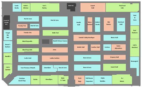 Flea Market Floor Plan - floorplans.click