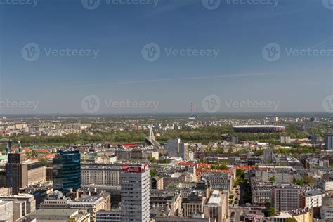 Warsaw skyline with warsaw towers 8432550 Stock Photo at Vecteezy