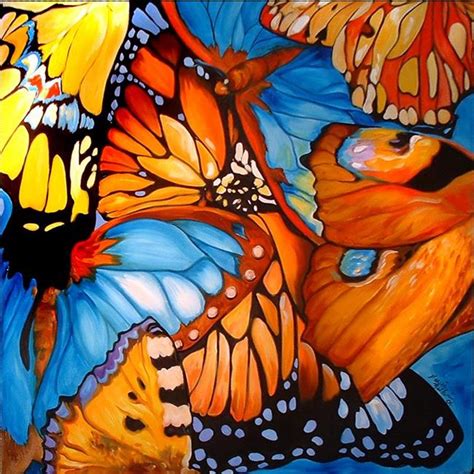 Art 'ABSTRACT BUTTERFLIES' from Exhibit Entries by artist Marcia Baldwin