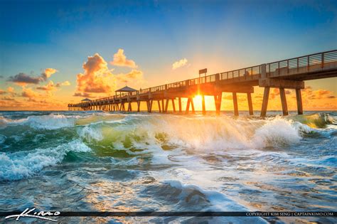 Juno Beach Pier Wave