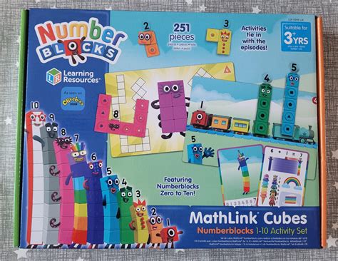 Learning Resources MathLink Cubes Numberblocks 1-10 Activity Set Review ...