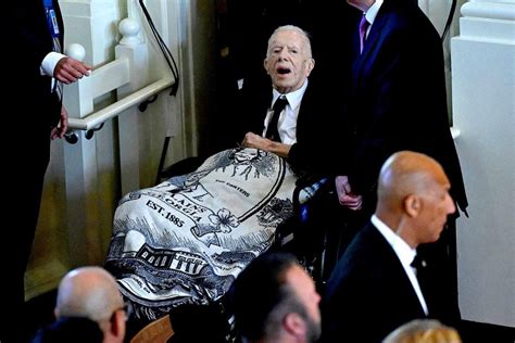 Jimmy Carter, 99, Makes Rare Appearance at Late Wife Rosalynn Carter’s ...