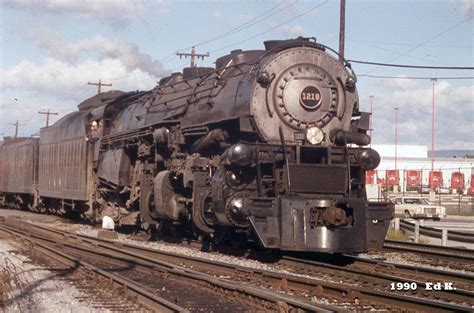 N&W Class A #1218, a 2-6-6-4 articulated (engine is independent of main frame) locomotive. Also ...