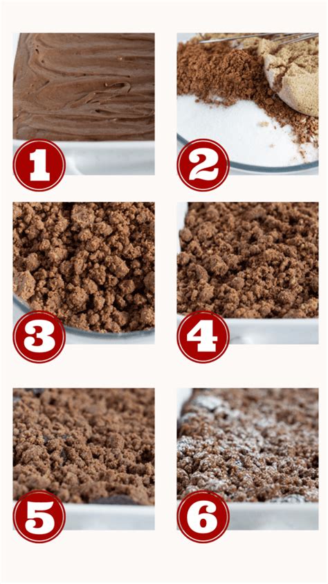 Easy Chocolate Crumb Cake Recipe made with a Cake Mix - Practically Homemade