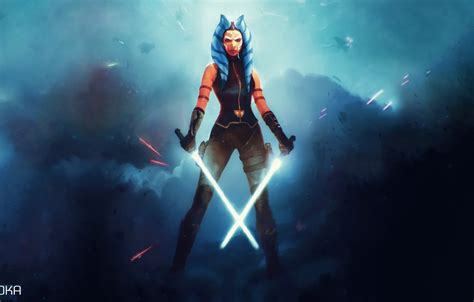 Wallpaper fiction, Star Wars, lightsaber, jedi, Ahsoka Tano, Ahsoka images for desktop, section ...