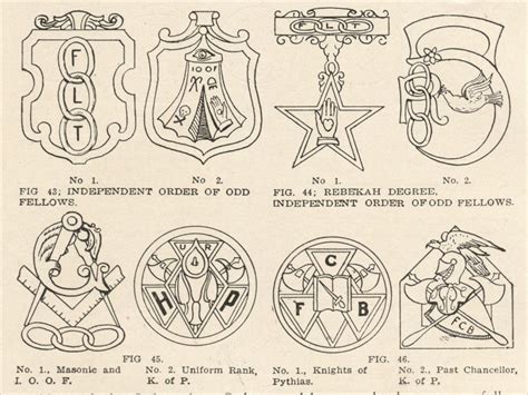 “Independent Order of Odd Fellows, Rebekah Degree, Masonic and I.O.O.F., Knights of Pythias, et ...