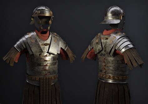 ArtStation - Lorica Segmentata Ancient Roman Legionary Armor | Game Assets