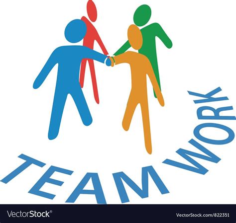 Teamwork Collaboration Royalty Free Vector Image , #sponsored, #Royalty, #Collaboration, # ...