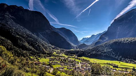 4K, 5K, Grundlsee, Austria, Summer, Mountains, Lake, Alps, Crag, HD ...