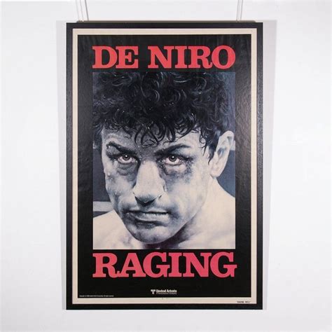 Vintage Raging Bull Film Poster