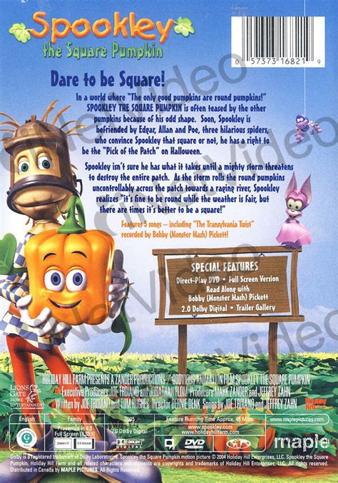 Spookley the Square Pumpkin on DVD Movie