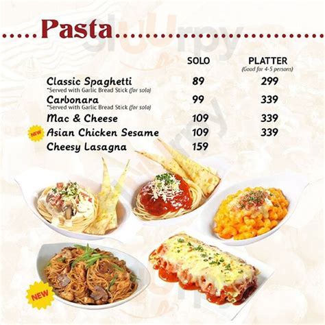 Angel's Pizza And Pasta menù, Manila - Main Menu | Sluurpy