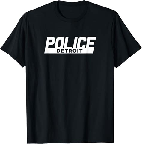 Amazon.com: Detroit Police Officer Michigan Policeman Uniform Duty T ...