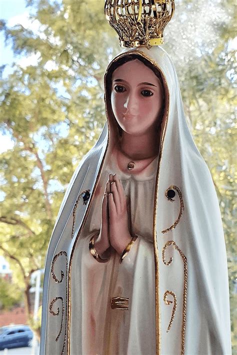 Official Our Lady of Fatima Statue in 2021 | Blessed mother statue ...