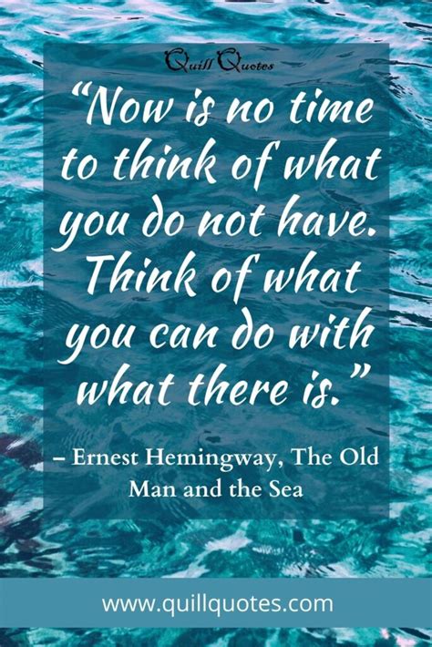 The Old Man and the Sea by Ernest Hemingway - Quill Quotes