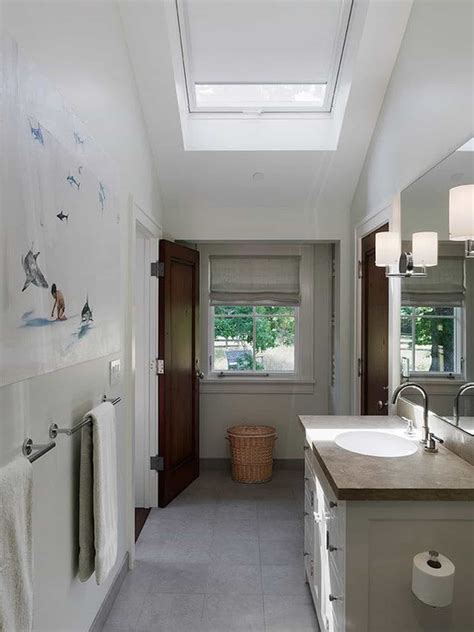 Good Skylight Window Treatments in 2020 | Skylight bathroom, Bathroom ...