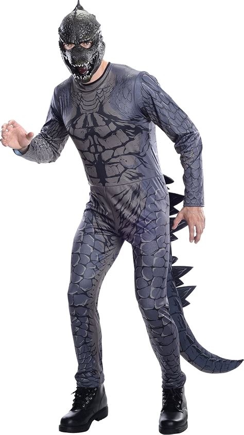 Amazon.com: Rubie's Men's Godzilla Costume, Multi-Colored, Standard ...