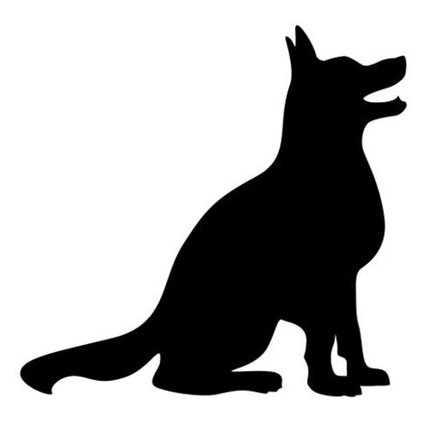 Dog Silhouette Vector Illustration 372413 Vector Art at Vecteezy