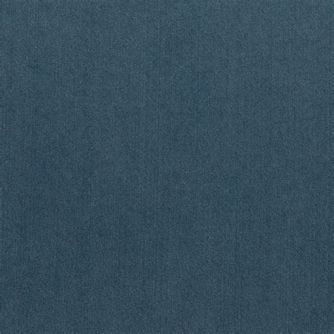 Indigo Blue Solid 100% Cotton Upholstery Fabric by the Yard M1606