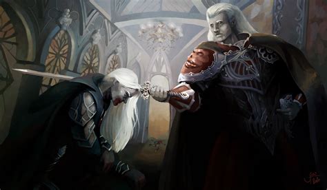 Edgar Markov knighting Sorin Markov by JinnPixel on Newgrounds