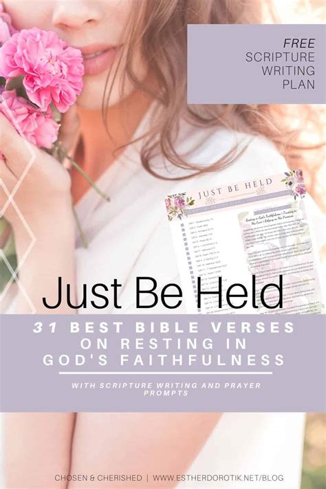 31 Bible Verses about God's Faithfulness | Just Be Held Scripture Writing Plan for Resting In ...