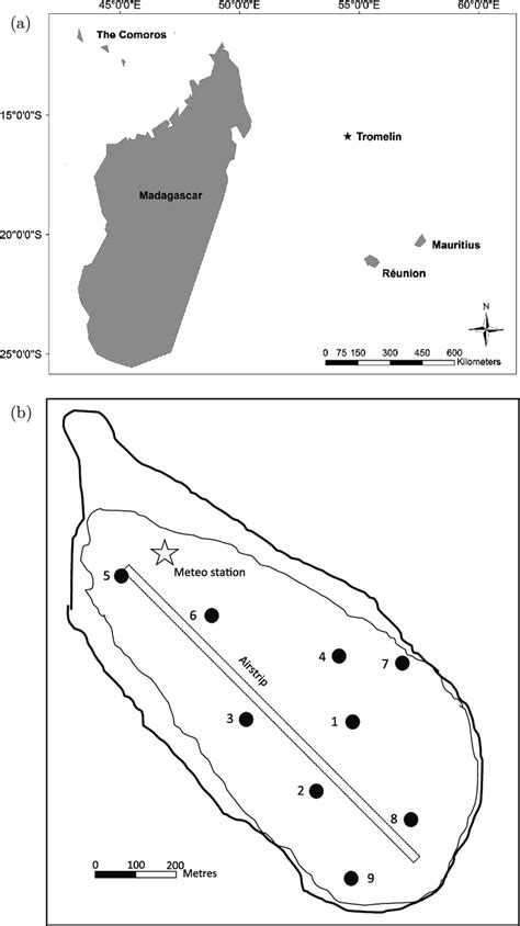 (a) Position of Tromelin Island in the western Indian Ocean. (b) Map of... | Download Scientific ...