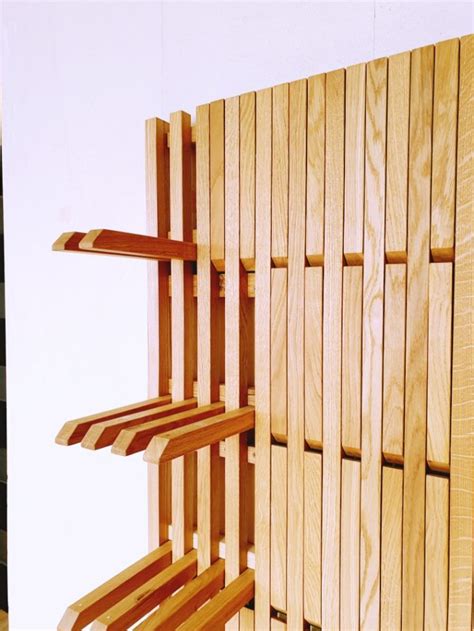 Wall-Mounted Organizer - for shoes and clothes. natural OAK | Muebles ...