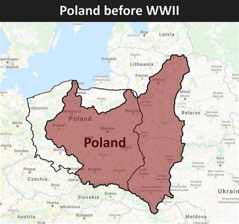 Poland before and after WWII #Maps #InterestingMaps #Interesting | Poland history, Wwii maps, Poland