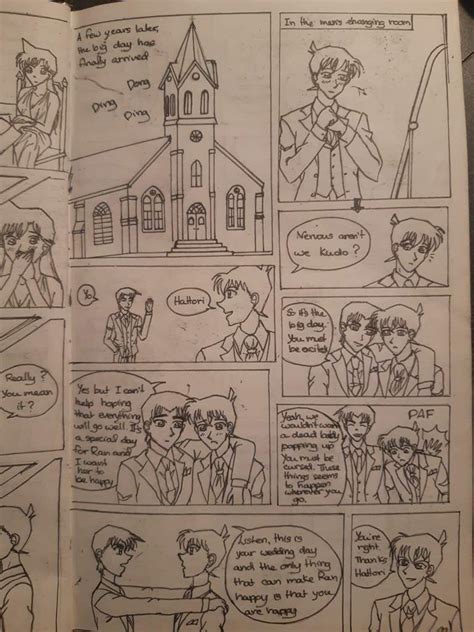 Shinichi x Ran Marriage Comic 👰🤵 | Detective Conan & Magic Kaito. Amino