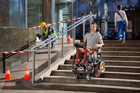 This New Wheelchair Can Easily Climb And Descend Stairs Than