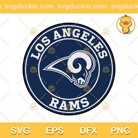 NFL Los Angeles Rams Logo SVG, Rams Football Design SVG