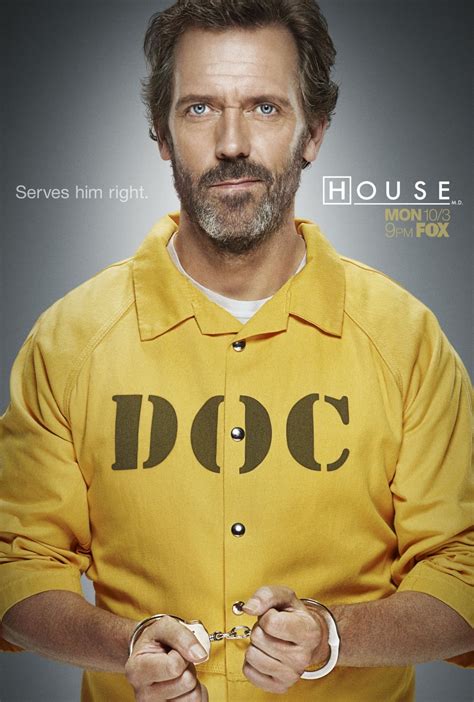 Hugh Laurie- House M.D. Season 8 Promotional Poster-1012x1500 large poster - Hugh Laurie Photo ...