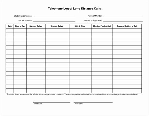 9 Phone Log for Free - SampleTemplatess - SampleTemplatess