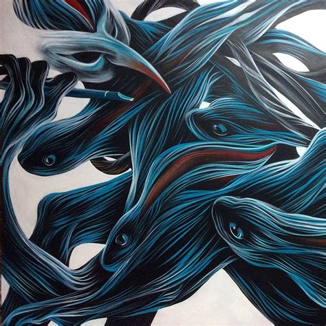 Flowing Swarms of Animals and Other Beasts Painted on Urban Walls by 'Pantonio' — Colossal