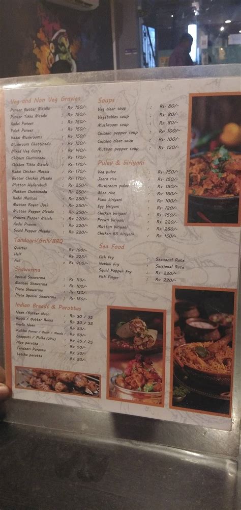 Menu at Rayalaseema Multicuisine Airconditioned Restaurant, Chennai