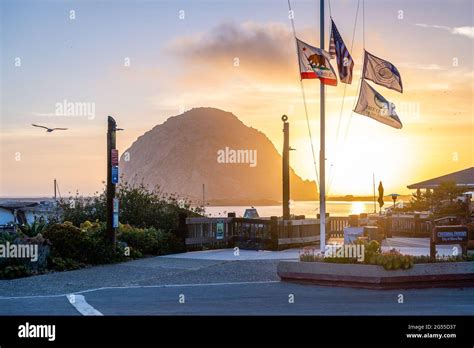 Morro Bay Sunset Stock Photo - Alamy