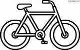 Easy Bike Coloring Page  ColoringAll sketch template
