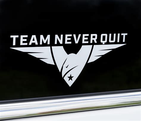 4x6 TNQ Logo Decal | Team Never Quit Shop