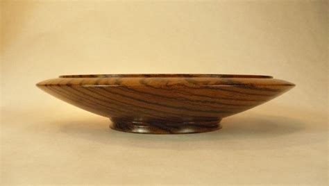 Wood Bowl Dish Zebrawood 9 X 2 - Etsy