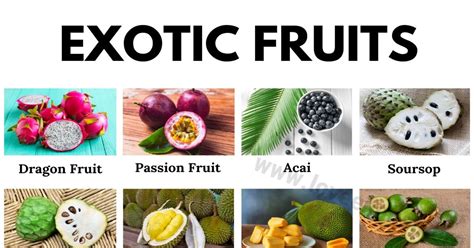 65+ Most Exotic Fruits in the World - Love English