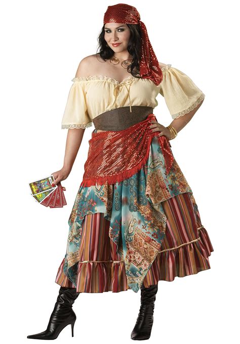 Plus Size Fortune Teller Costume