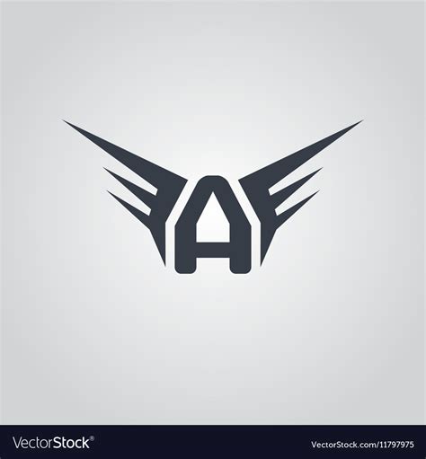 Aviator symbol logo logotype theme Royalty Free Vector Image