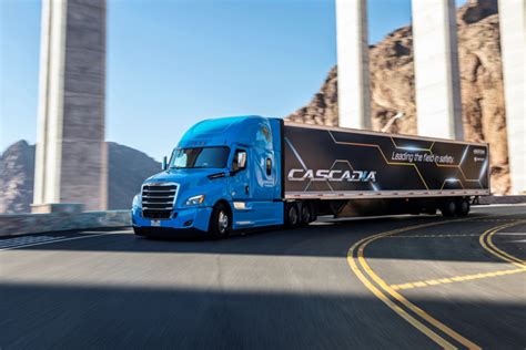 The 'Freightliner new Cascadia' can steer, accelerate, and brake without any help from you