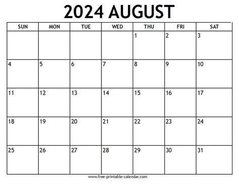 August 2024 Calendar US Holidays - Free-printable-calendar.com