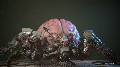 ArtStation - Doom3 Spider Mastermind, Martin Holmberg | Mastermind ...