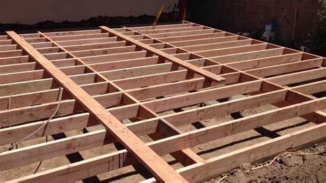 Floor joist installation and blocking - YouTube