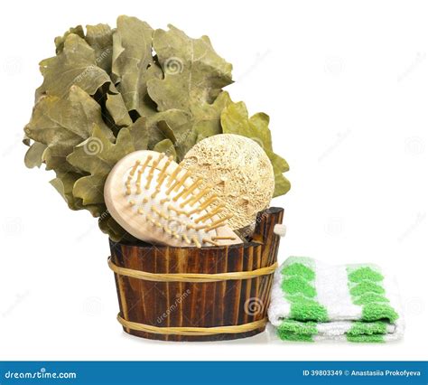 Bathing accessories stock image. Image of hairbrush, plant - 39803349